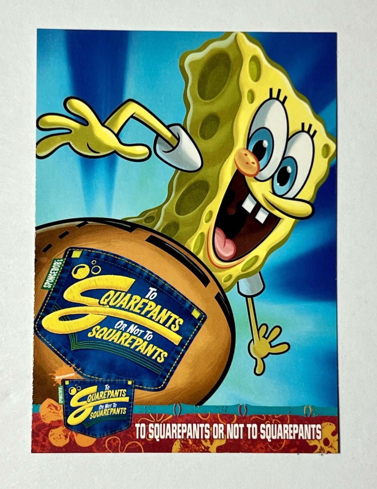 2009 Topps SpongeBob SquarePants #81 To SquarePants or Not to SquarePants Card