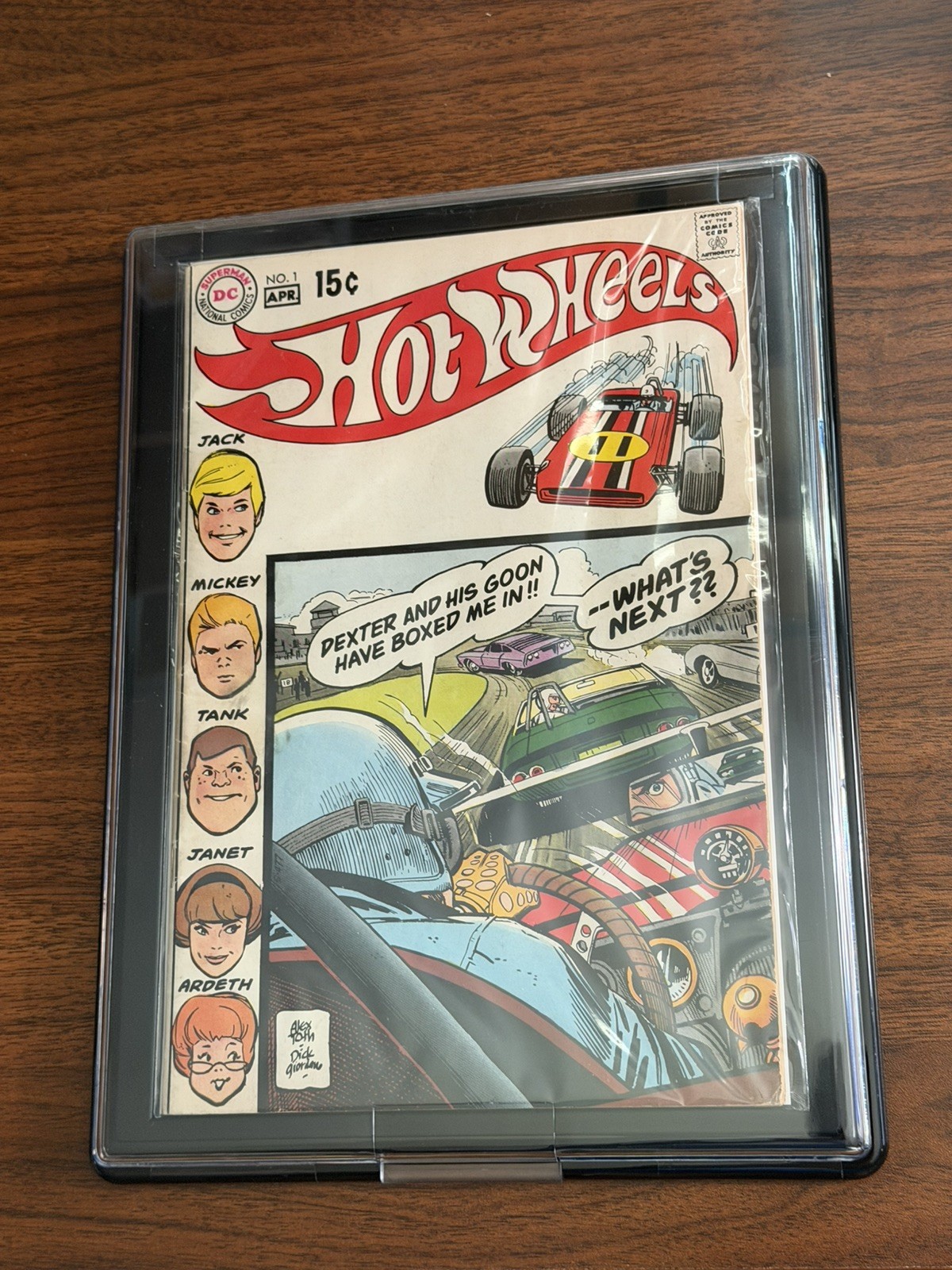 Hot Wheels #1 DC 1970 condition see Pictures. Comes with BCW wall mount case 
