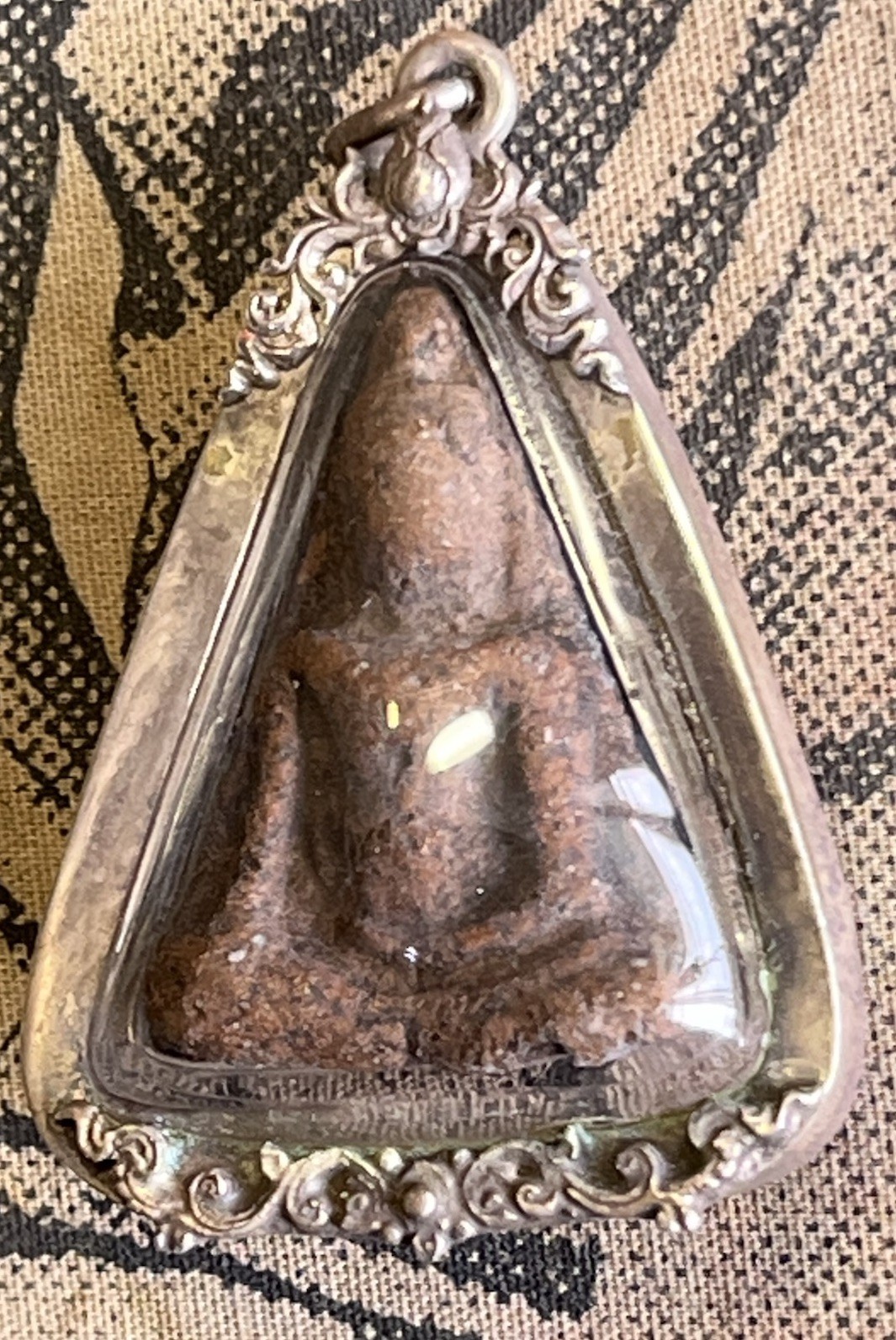 Phra Wat Nang Phaya ,Phitsanulok,Earthen base,Thai Buddha,old Case
