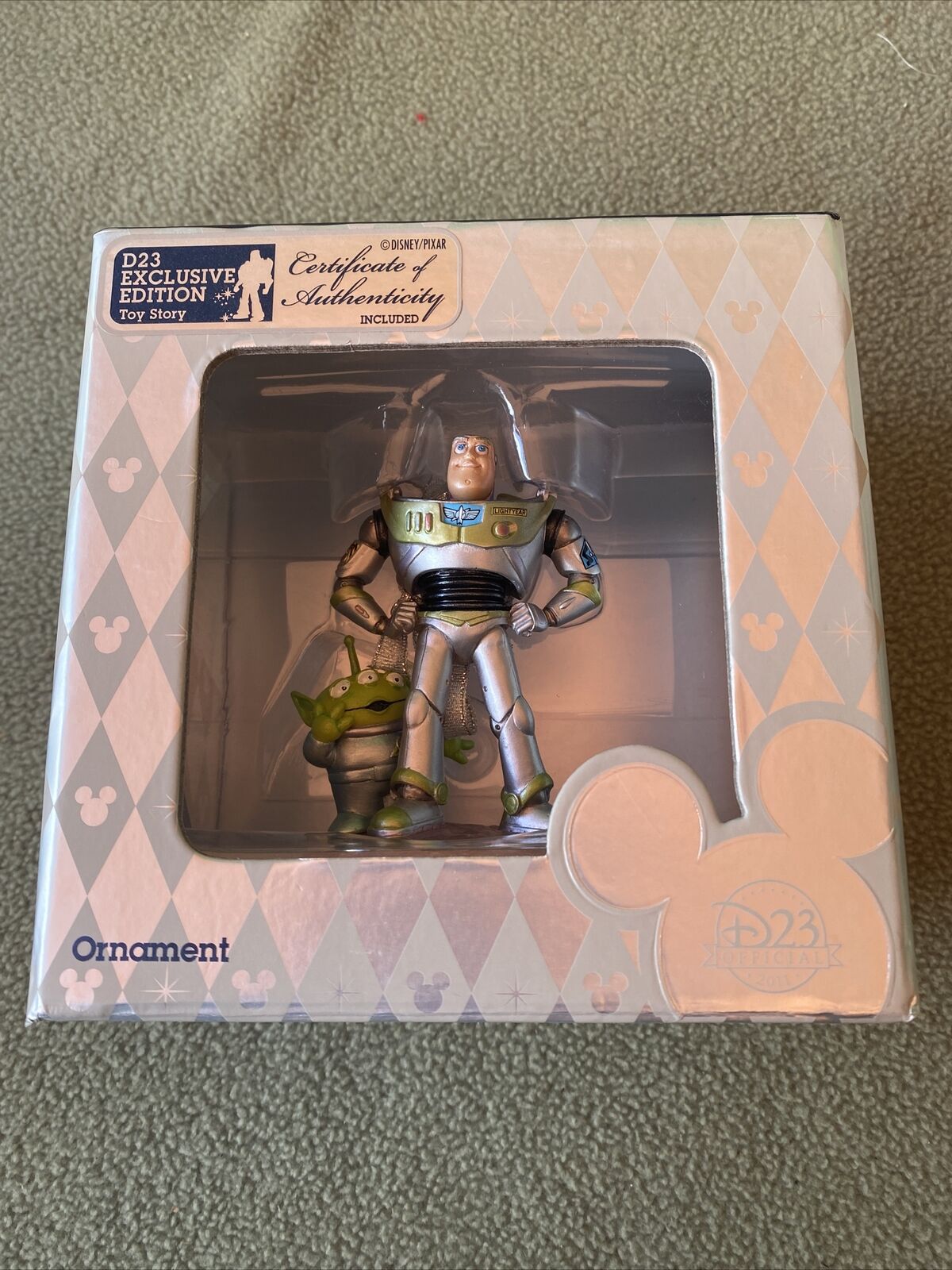 Disney D23 Exclusive Toy Story  Buzz Lightyear Ornament NIB