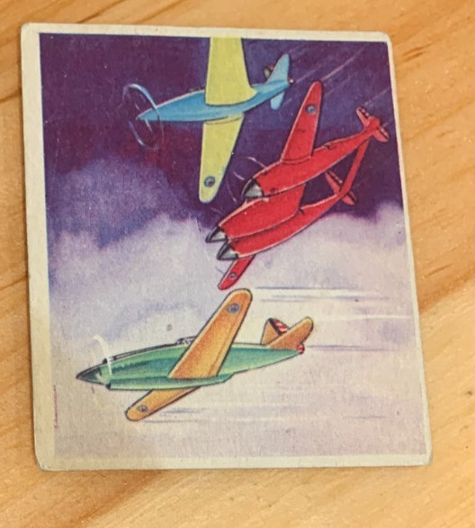 Rare 1938 Goudey Action Gum #23 Tops In Fighting Speed Good Stain