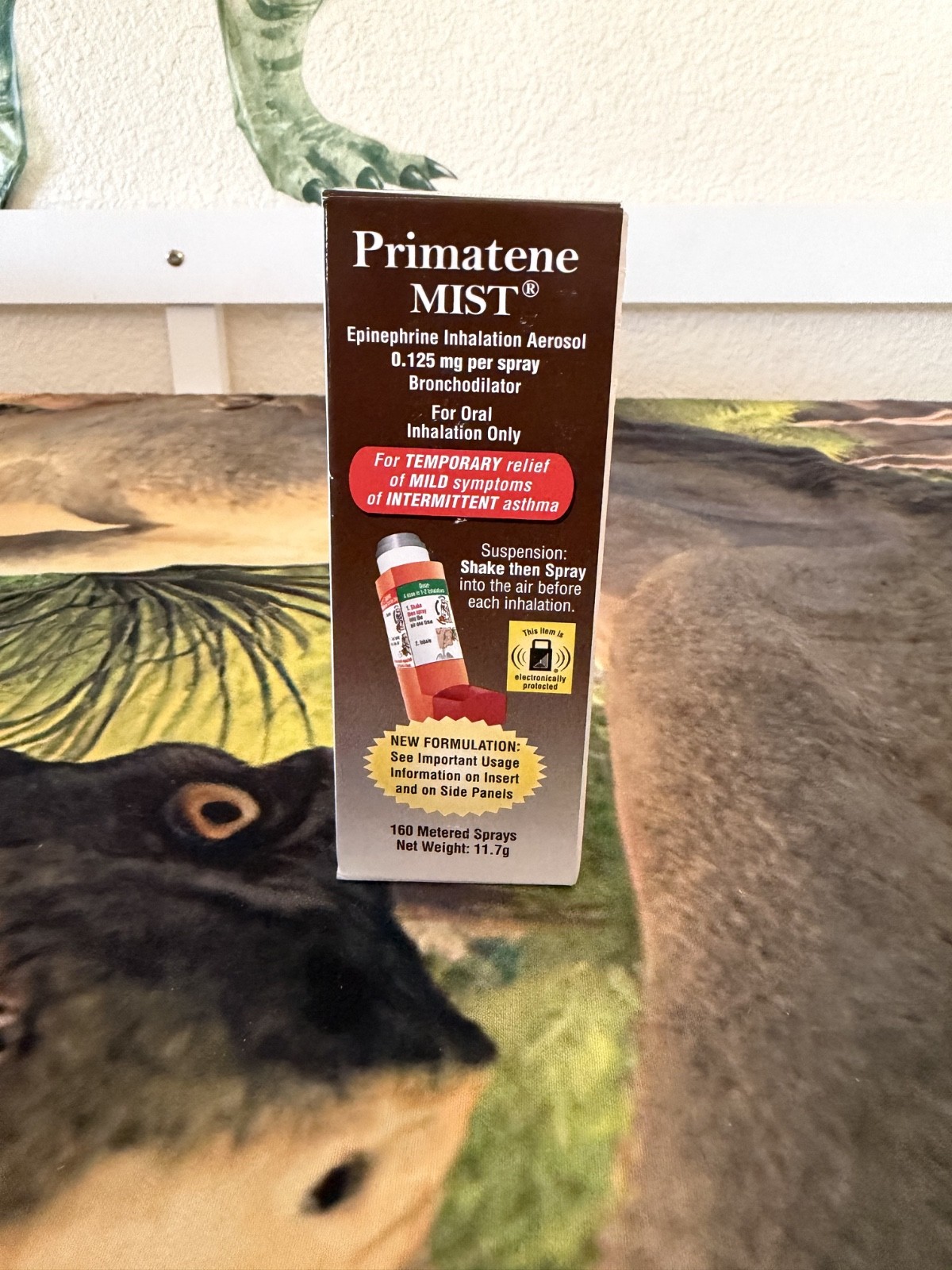 Primatene Mist Epinephrine Inhalation Aerosol 160 Sprays  BRAND NEW