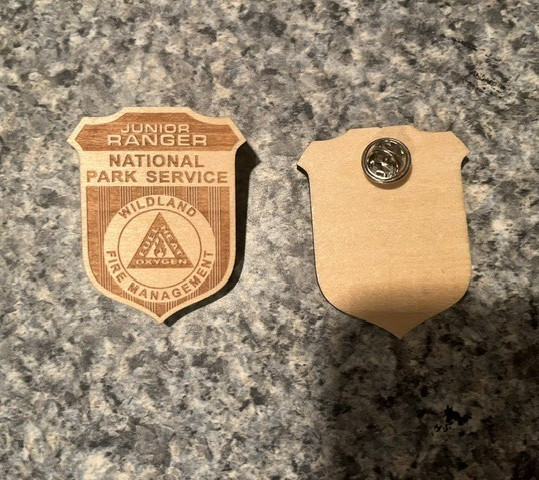 Wildland Fire Management National Park Service - Junior Ranger Badge