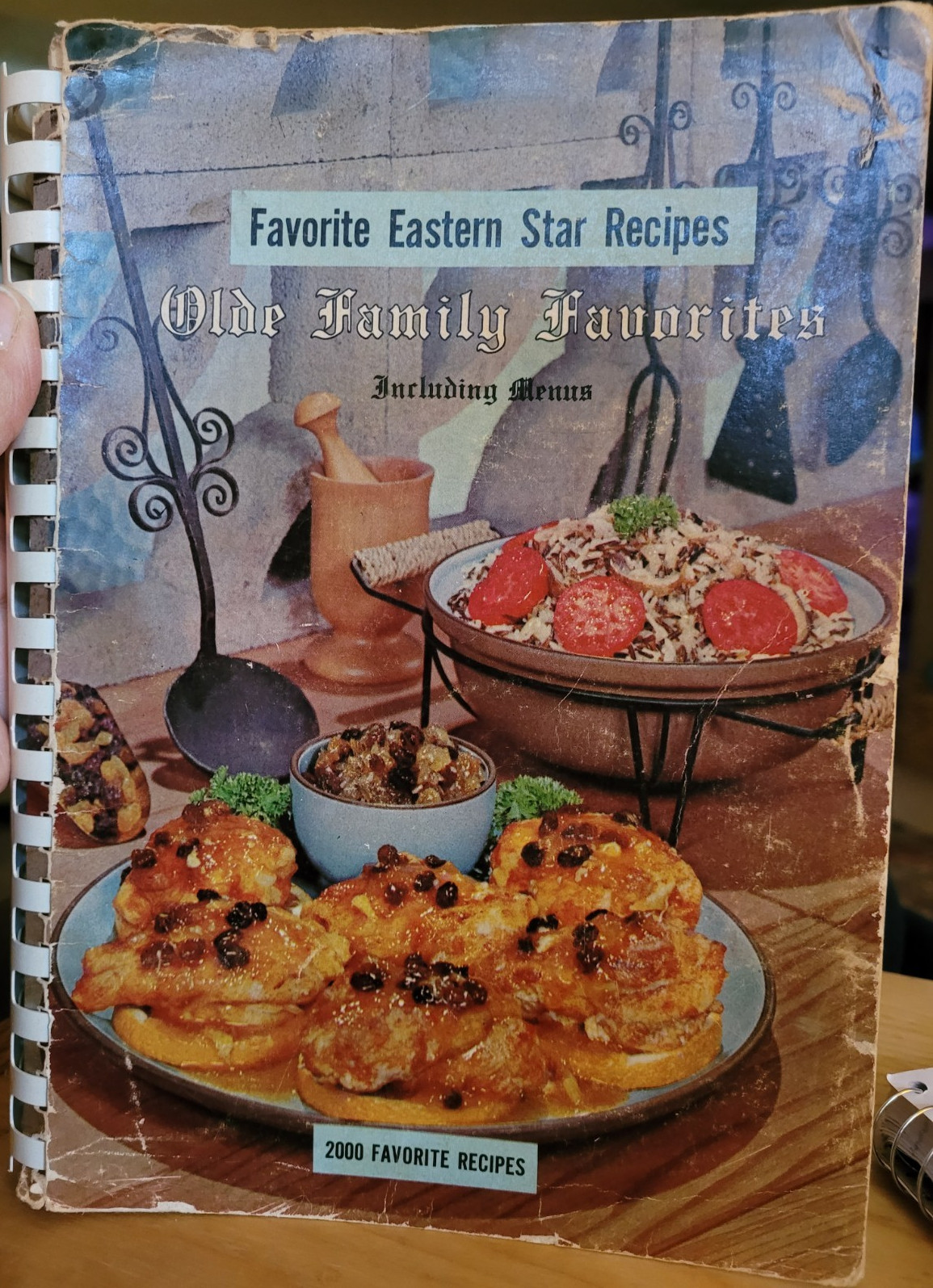 Order of the Eastern Star Favorite Recipes Cookbook Family Favorites Menus 1965