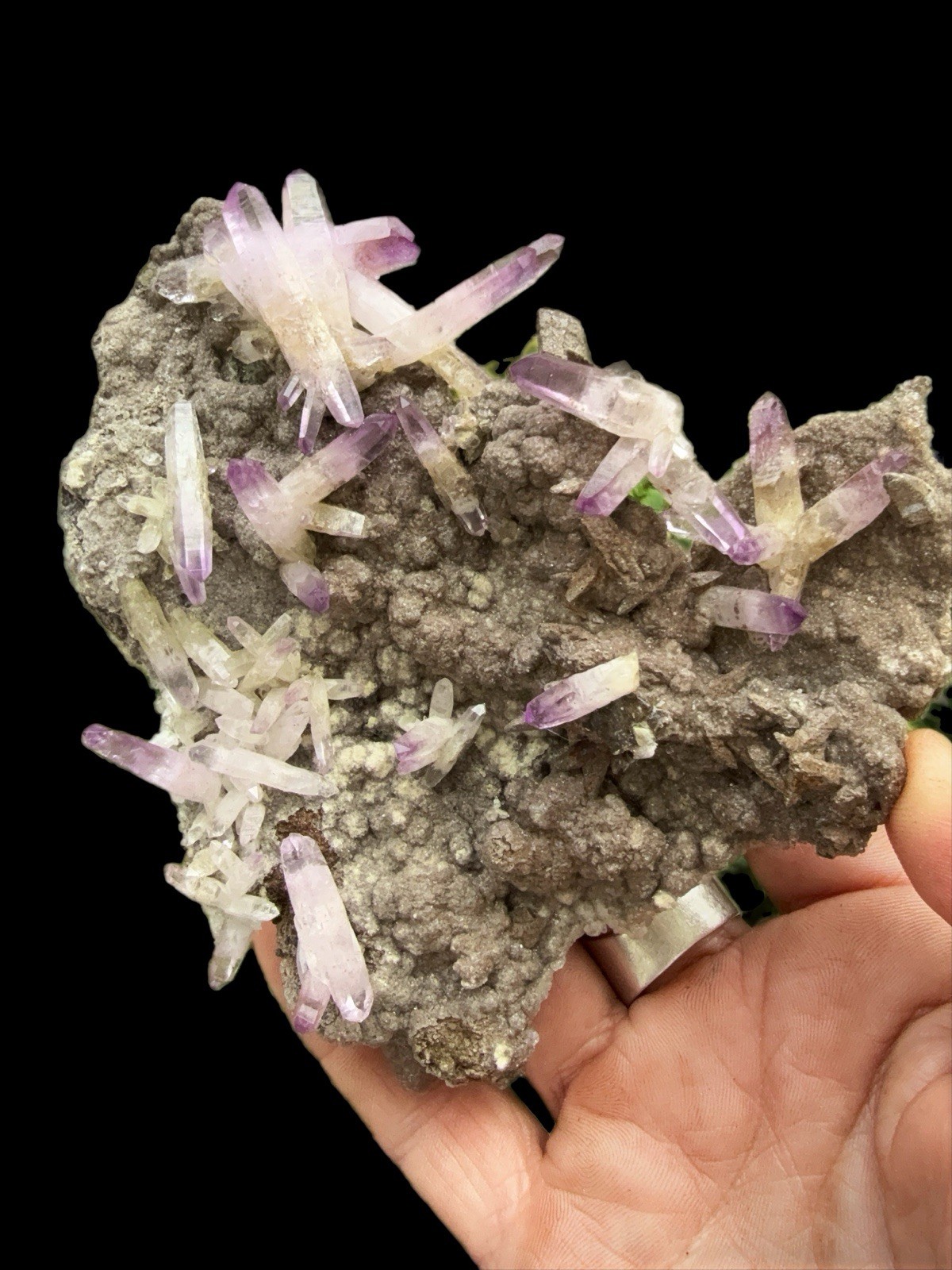 Vera Cruz Amethyst On Quartz Matrix
