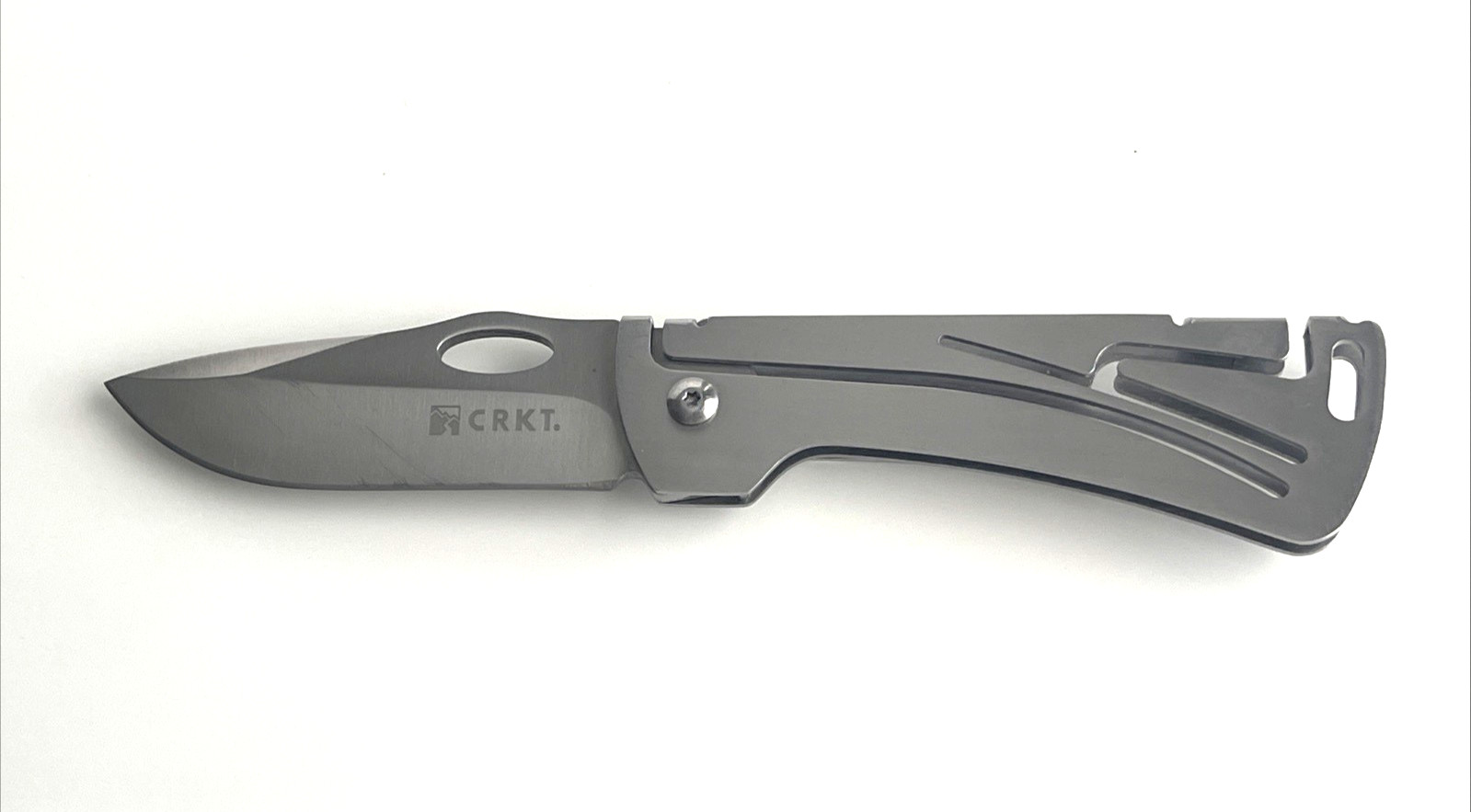 CRKT 5180 NIRK Klecker Folding Knife Stainless Steel Handle