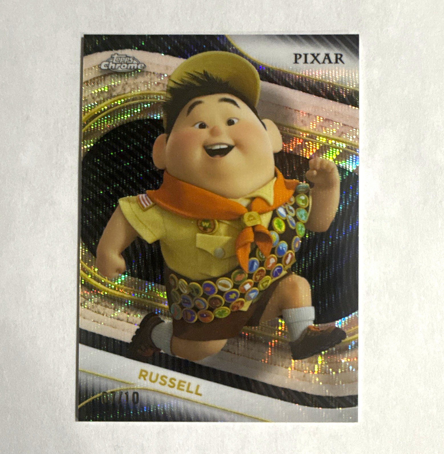 Topps 2025 Chrome Disney Pixar Up Russell Black /10 🎈