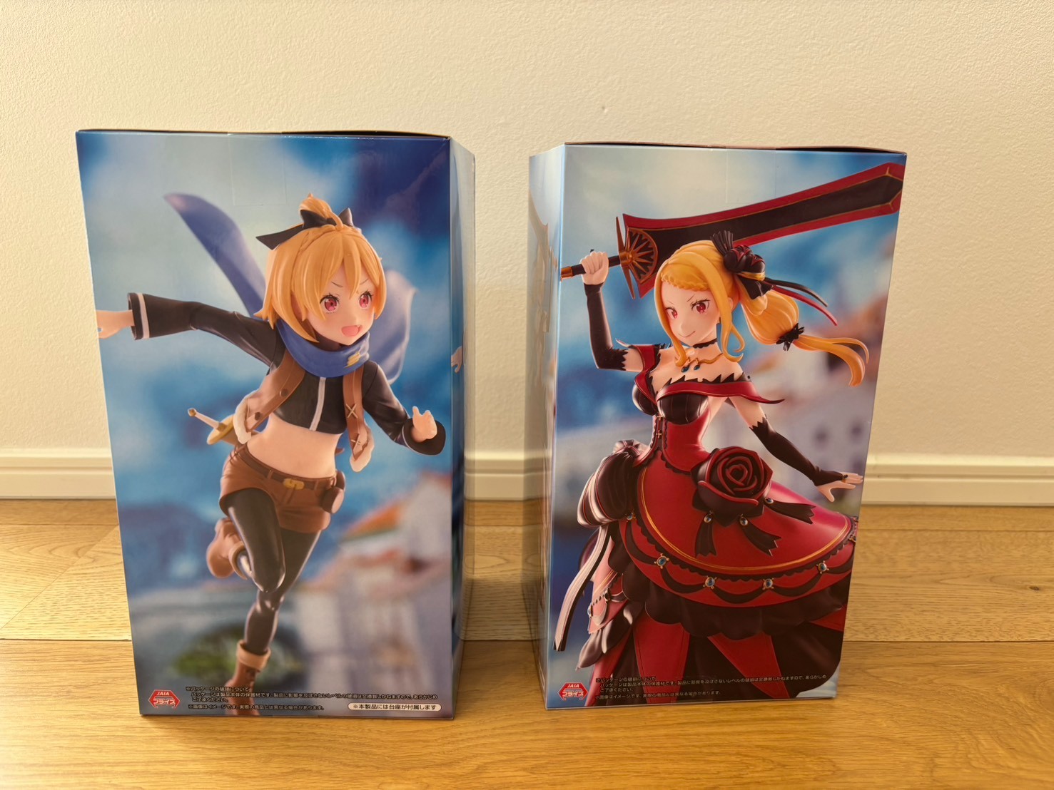 Re:Zero Priscilla Felt Figure 2pc Set GiGO Limited Japan New Unopened