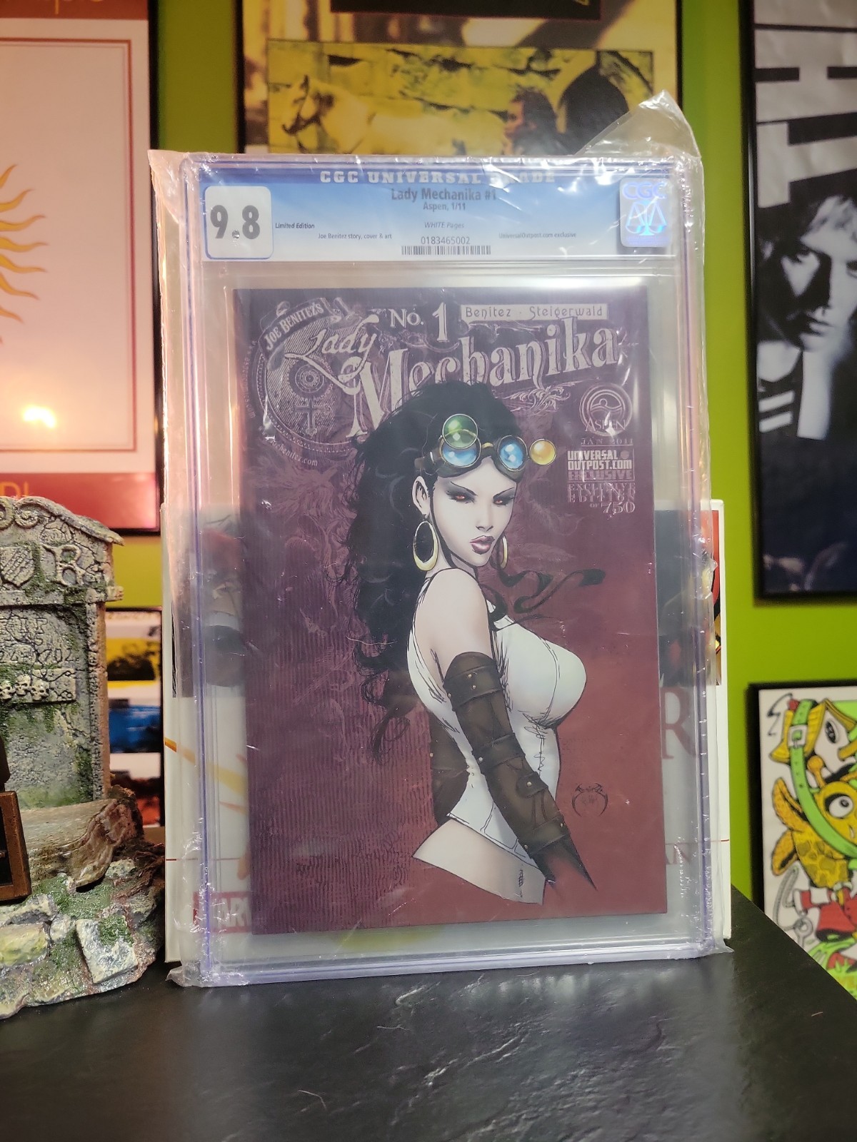 Lady Mechanika #1 CGC 9.8 Universal Outpost Rupp's Variant Ltd 750 Benitez Aspen Lady Mechanika #1 CGC 9.8 Universal Outpost Rupp's Variant Ltd 750 Benitez Aspen