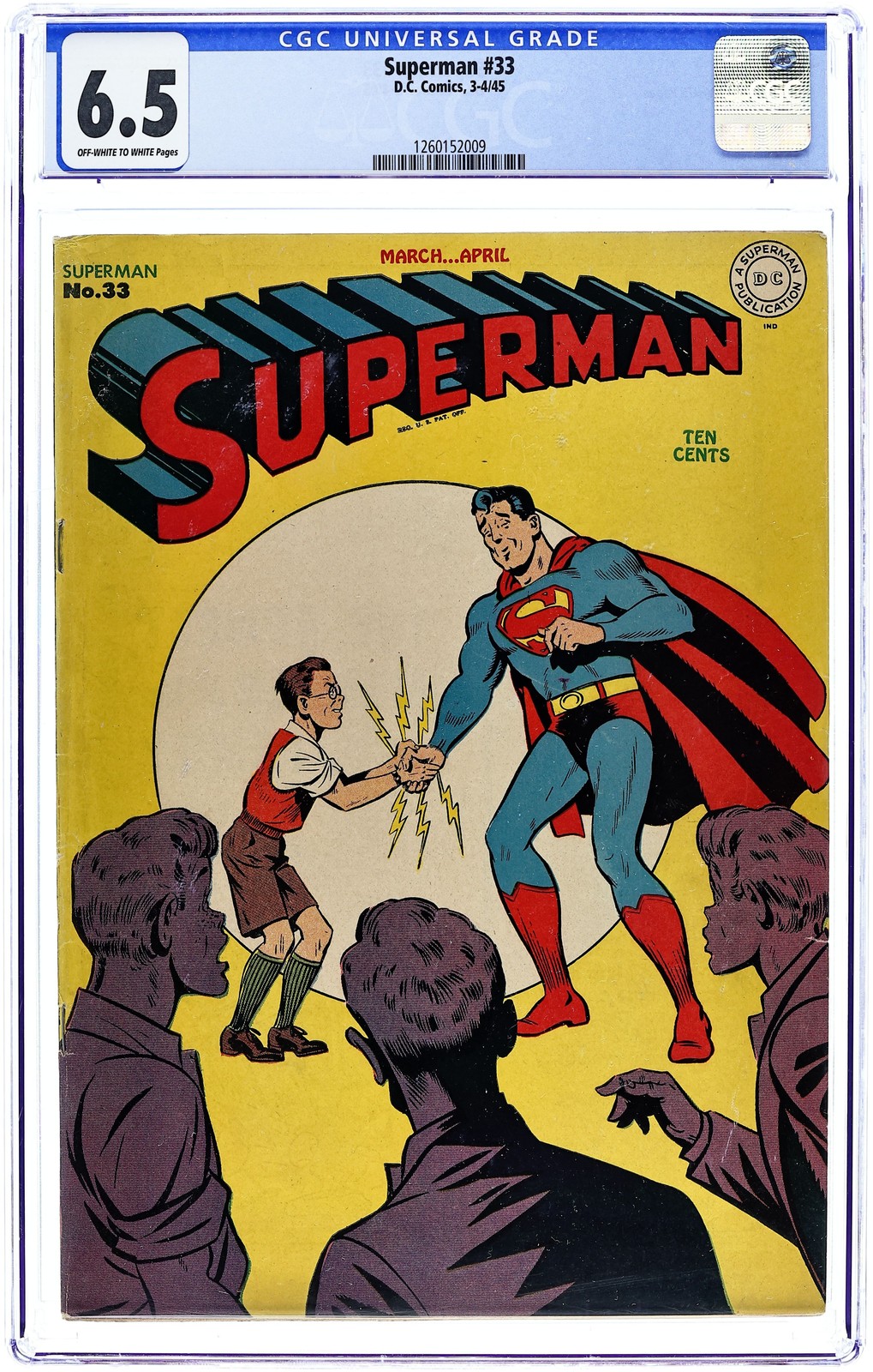 Superman #33 CGC 6.5 1945 1260152009 3rd app. Mxyztplk