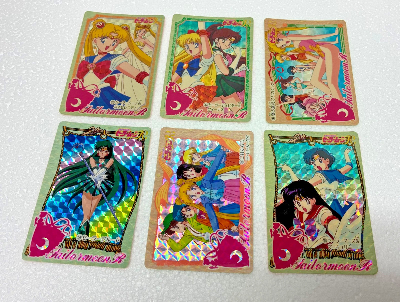 1994 Graffiti Bandai Sailor Moon Carddass PART 5 x 36 Regular + 6 Prism CARD SET