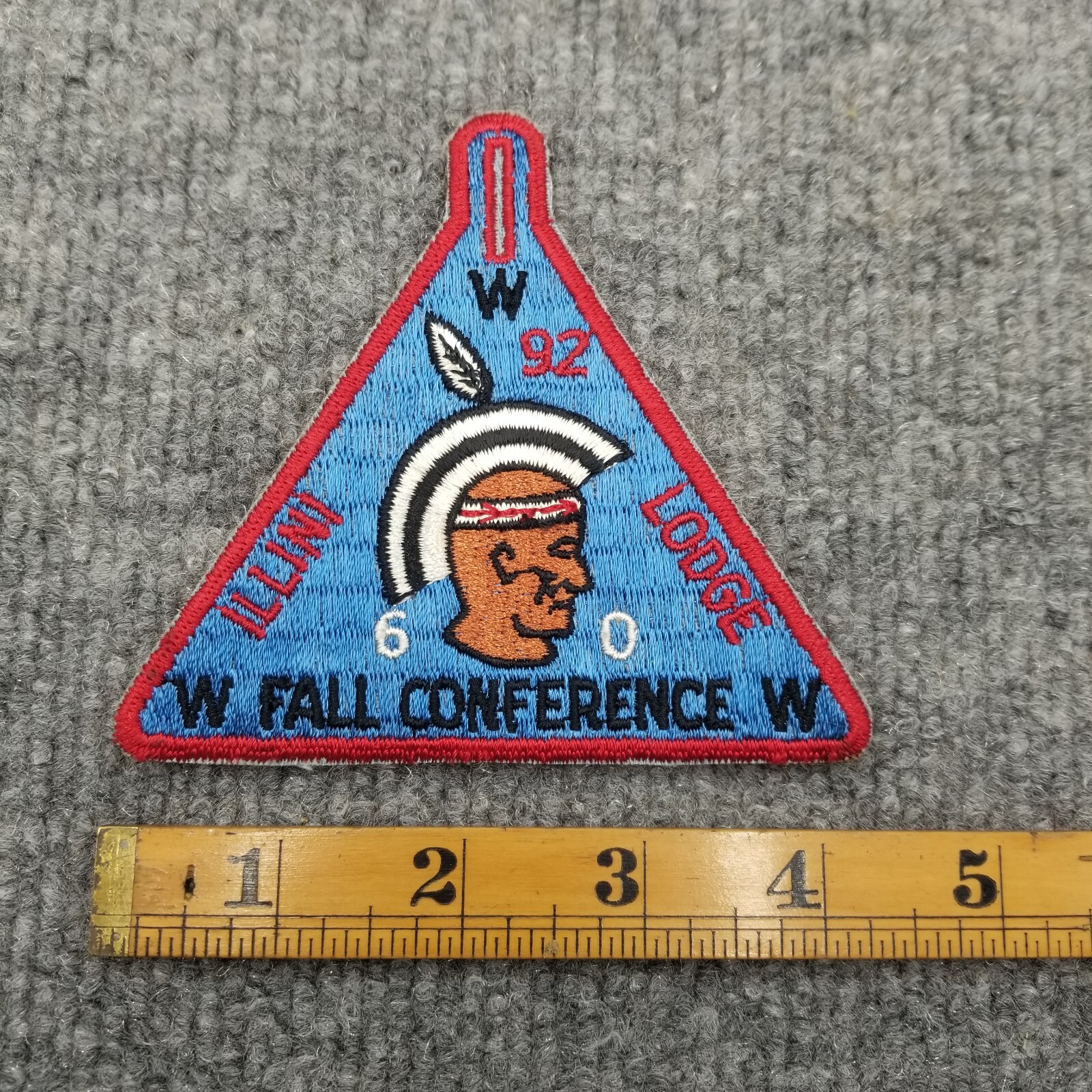 OA Illini Lodge 92 1960 Fall Conference Patch Order Of The Arrow
