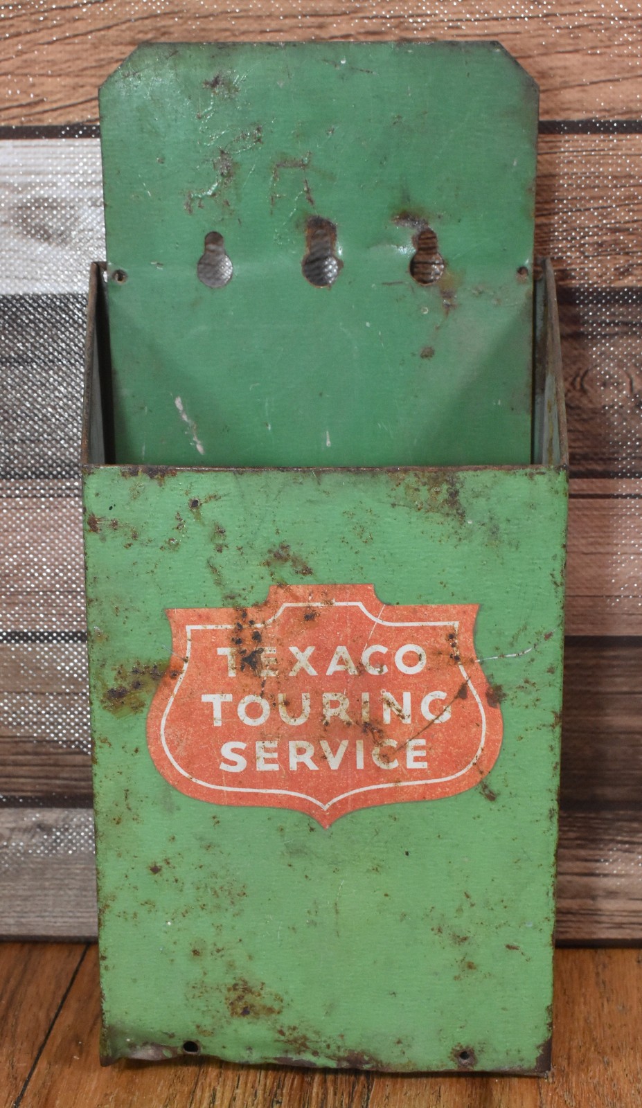 Vintage Texaco Touring Service Advertising Map Brochure Display Rack Holder Vintage Texaco Touring Service Advertising Map Brochure Display Rack Holder