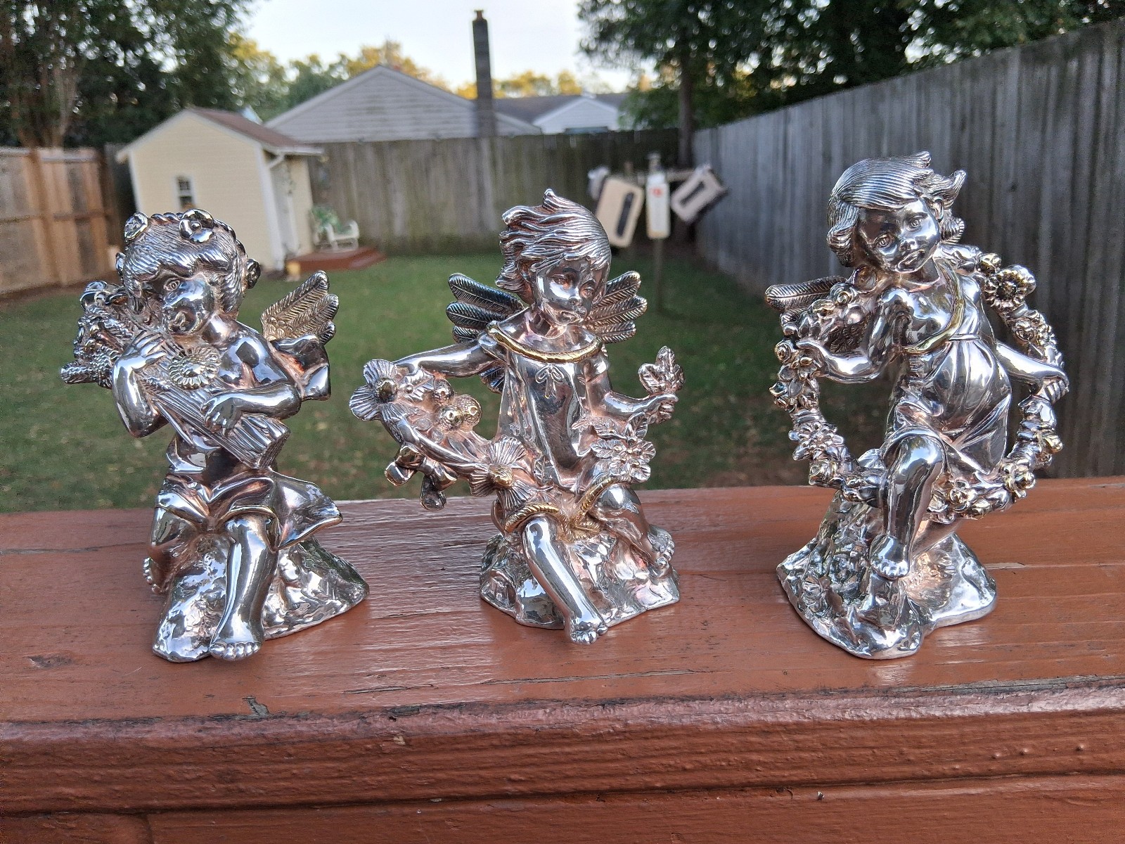 RARE VTG JUVENTO LOPEZ REYES MEXICAN 925 STERLING SILVER ELECTROFORM CHERUBS RARE VTG JUVENTO LOPEZ REYES MEXICAN 925 STERLING SILVER ELECTROFORM CHERUBS
