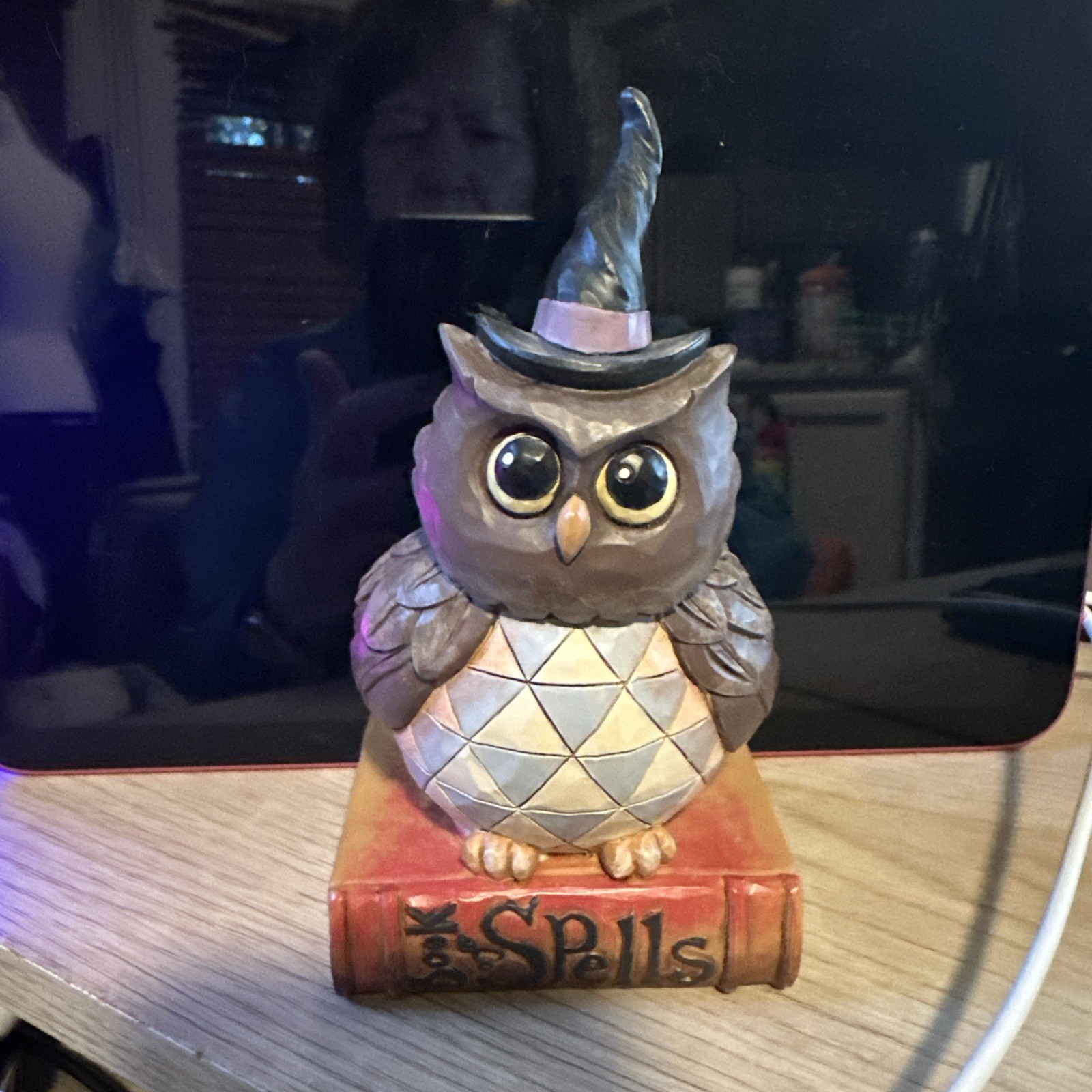 jim shore halloween figurine Owl No Box
