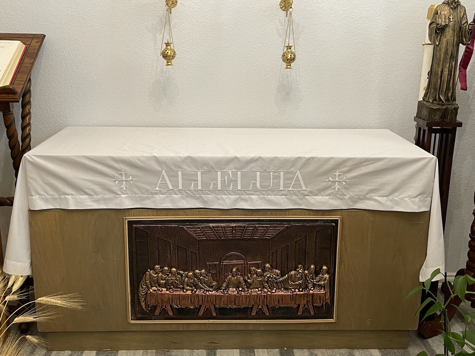 Alleluia Altar Frontal Size:96 x 50\