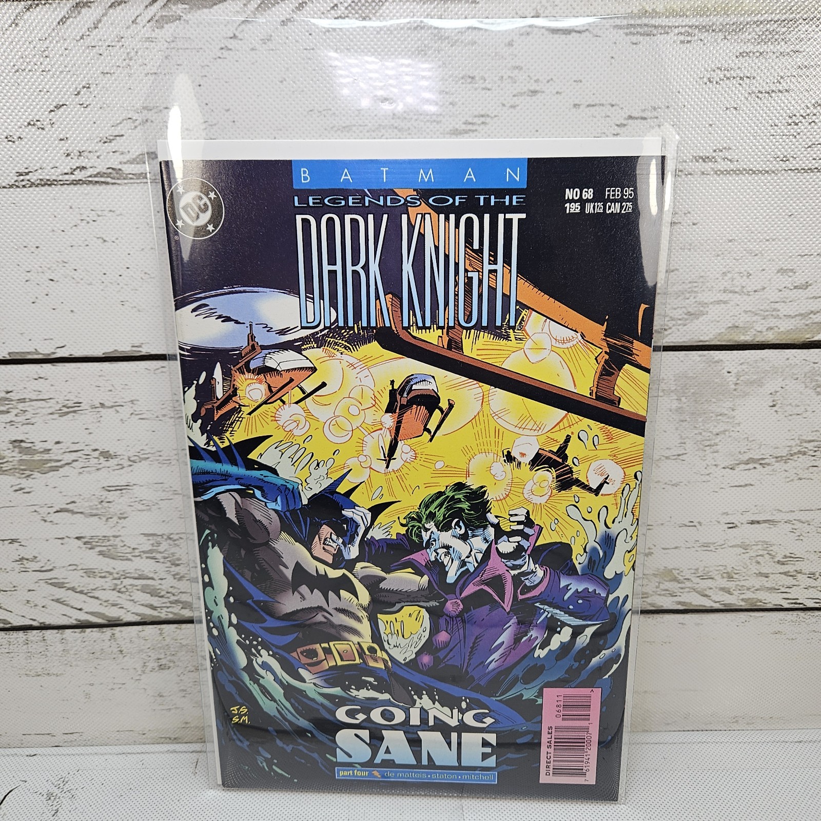 DC Comics Batman: Legends Of The Dark Knight #68 1995 Vintage Comic Book Sleeved