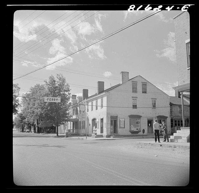 Photo:Athens New York 1941 Ferry Street buildings street scene