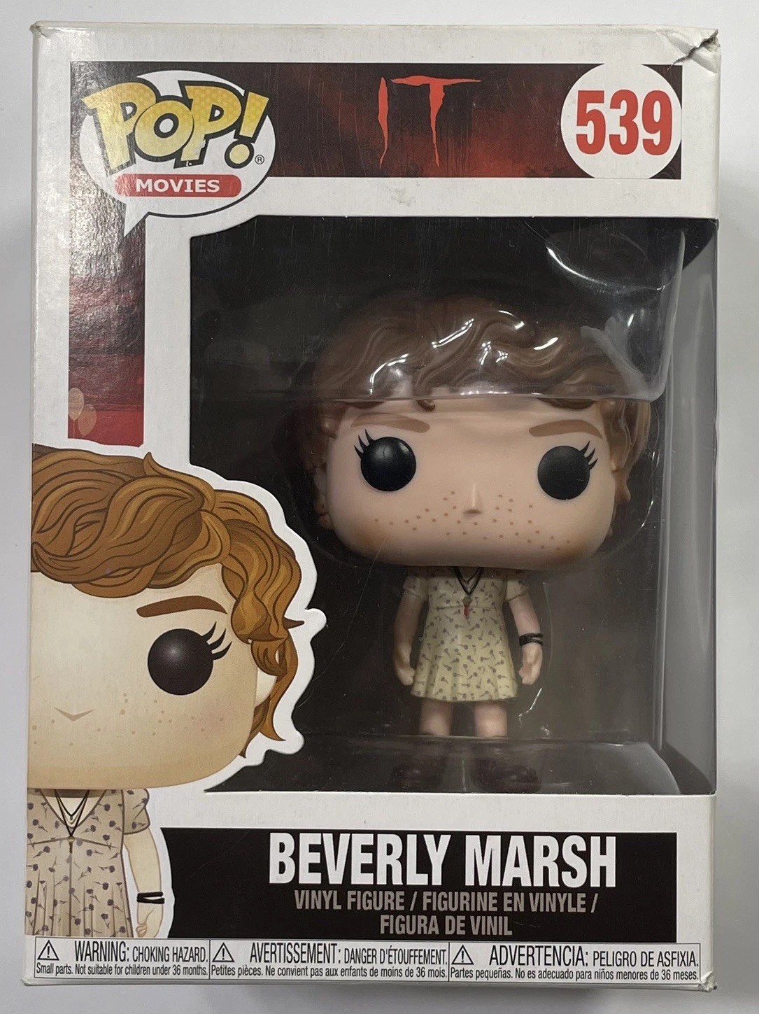 FUNKO POP MOVIES: IT - BEVERLY MARSH #539 Brand New From Sealed Box Rare