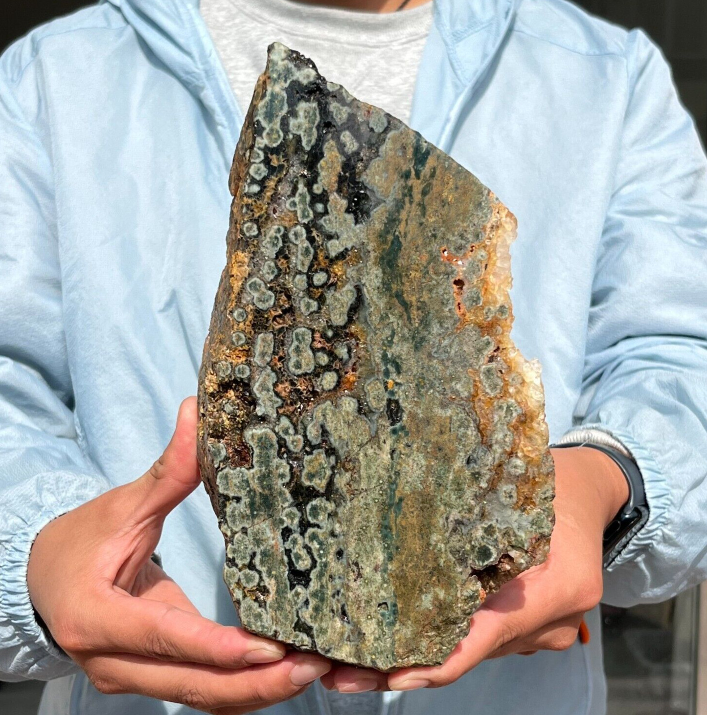 1800g Natural Raw Gem Grad Ocean Jasper Rough Quartz Crystal Mineral Specimen 1800g Natural Raw Gem Grad Ocean Jasper Rough Quartz Crystal Mineral Specimen