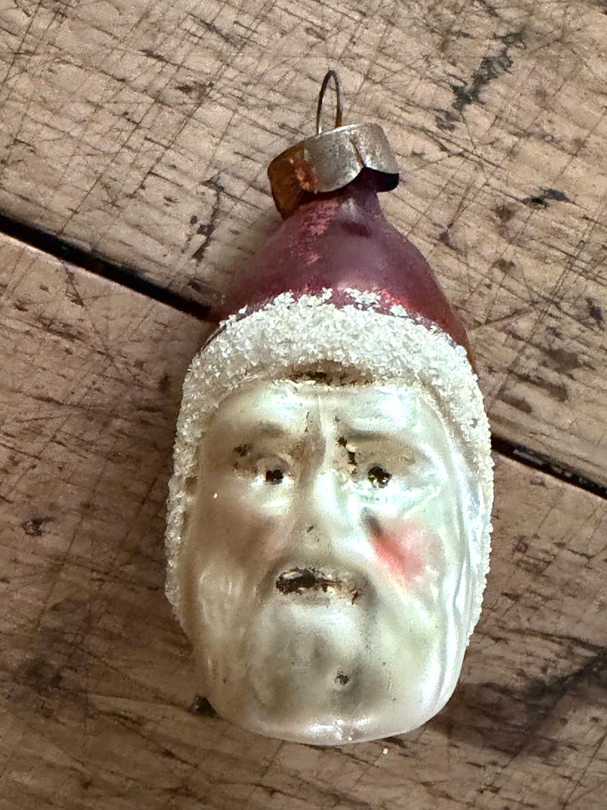 Antique 1920\'s German mercury glass Christmas ornament \
