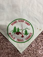 Boy Scout Vintage 1960’s Camp Dierks Neckerchief (Closed 2007) Used picture