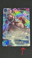 One Piece Edward Newgate OP06-043 SR Moderately played First Anniversary French picture