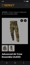 Serket Aircrew Combat Pants (FR) Flame Resistant , OCP/ Multicam, Medium/Sht picture
