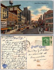 Broad Street Elizabeth NJ Postcard picture