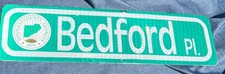 Douglas County Georgia Bedford Pl. Green Reflective Collectible Street Sign picture