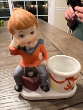 Vintage Lovable By Spooner  Hand Painted Porcelain Figurine “Line Busy” picture