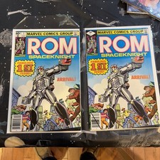 Marvel Comic Book 1st ROM Spaceknight Newsstand plus ROM Space Direct 2 Copies picture