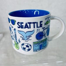 Starbucks Seattle Been There Series Across The Globe Coffee Tea Cup Mug 14oz picture