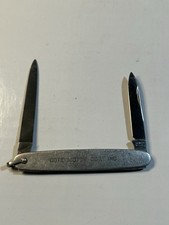 Vintage SCHRADE WALDEN NY USA #709S Penknife Engraved Adv. Cote Motor Co. Inc. picture