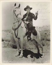 Hopalong Cassidy William Boyd Autographed 8x10 Photo Western Cowboy Vintage picture