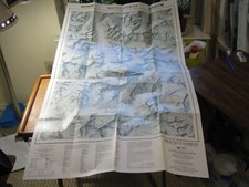 MOUNT EVEREST MAP National Geographic November 1988 picture
