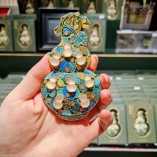 New Alloy Metal 3D Gourd Refrigerator Magnet Henan Museum Cultural Souvenir Gift picture