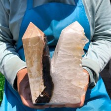 4.7 LB Natural Volcano Agate Multi‑Point Geode Tower Crystal Specimen 5715 picture