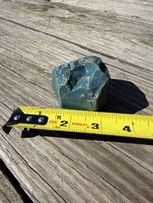 19th Century Iron Raw Slag Glass Stone picture