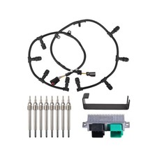 Powerstroke Glow Plug Connector Harness Kit with 8 Glow Plugs & GPCM Controll... picture