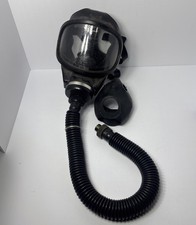 MSA Ultravue® Face Piece W/ Hose and Harness As Is Military Face Mask M3C2 picture