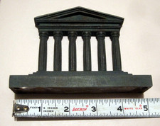 Bradley & Hubbard (2) Bookends Ancient Greece Aged Bronze 1920s Deco Antique picture