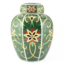Vtg Kashmir Hand Decorated Takahashi San Fran 1981 Ceramic Ginger Jar Japan 6