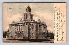 Manitowoc WI-Wisconsin, The Manitowoc Courthouse, Vintage c1907 Postcard picture