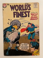 WORLD'S FINEST #95 (1958) SILVER AGE COMIC - est G/VG (3.0) picture