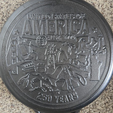 Limited Edition USA Lodge America 250 Years 12” Cast Iron Skillet  Brand New picture