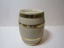 B-2 OLD WOOD-WOODEN WHISKEY BARREL BANK picture