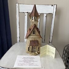 Windy Meadows Pottery Wildwood Church LE 26/50 Signed Jan  Richardson Coa picture