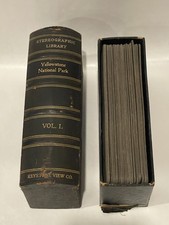 RARE Set of 29 cards - Yellowstone National Park Stereographic Library picture