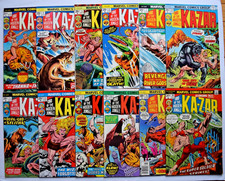 KA-ZAR (1974) 12 ISSUE COMIC RUN #2,4-7,10-13,15,16,19 MARVEL COMICS picture